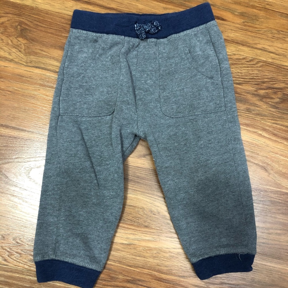 Nautica boys 24m gray and blue sweatpants/joggers